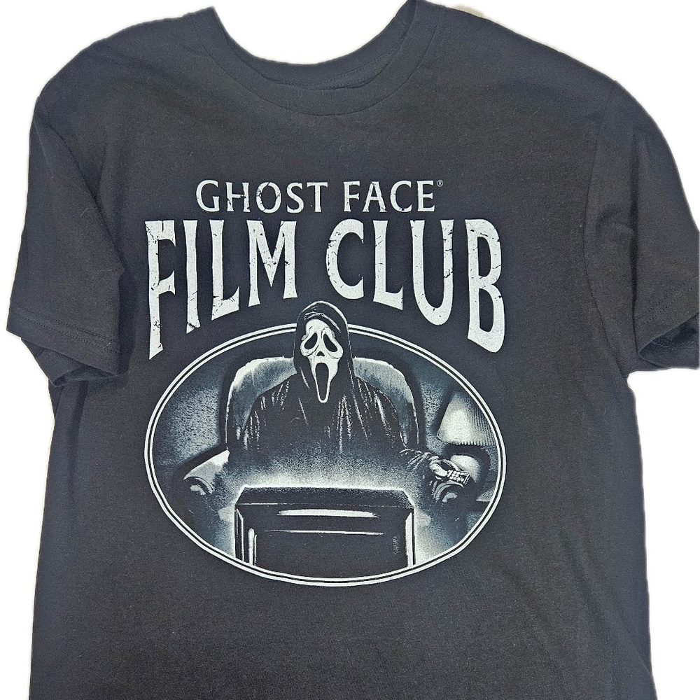 Ghost Face Shirt Mens Medium Horror Movie Scream Graphic Tee Halloween Film Club
